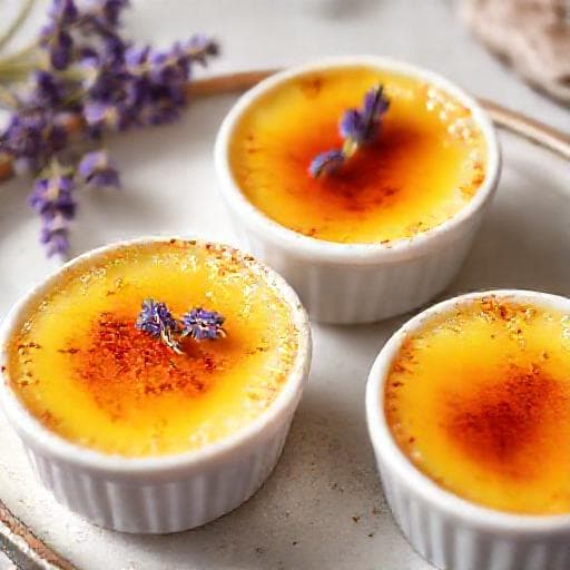 Lavendel-Crème brûlée