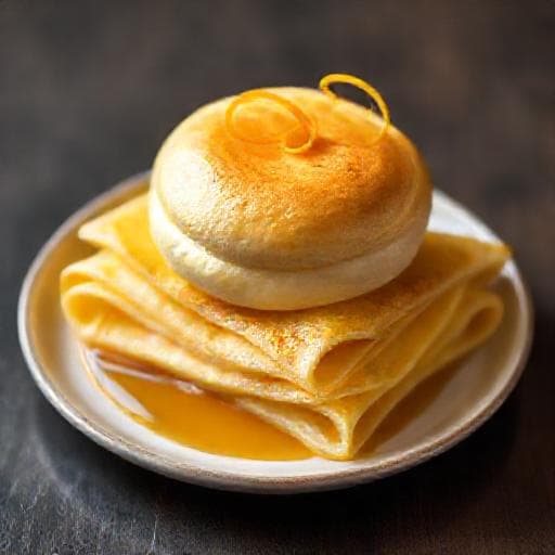 Crêpes Suzette mit Grand Marnier Soufflé