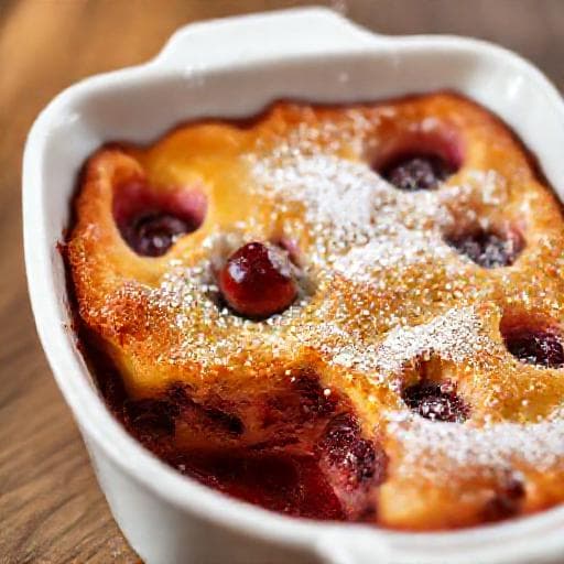 Schneller Kirsch-Clafoutis (ohne Stein)