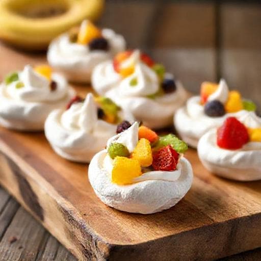 Schnelle Pavlova-Törtchen