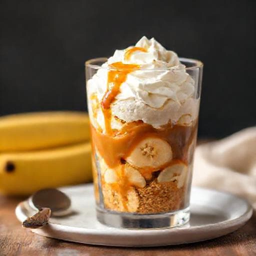Schnelle Banoffee-Schichtspeise