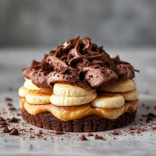 Banoffee Pie mit Schokoladen-Twist