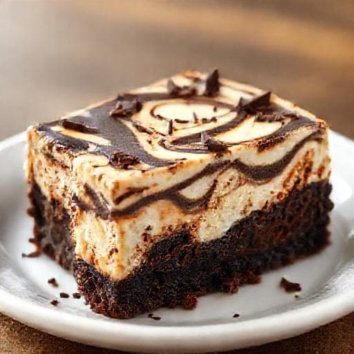 Klassischer Brownie-Cheesecake