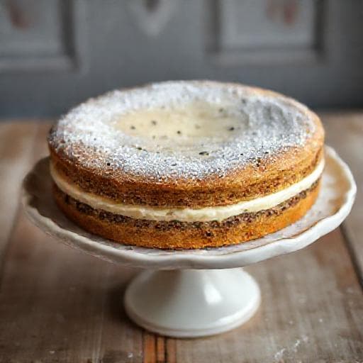 Mohnkuchen mit Quark und Schmand (Omas Art)
