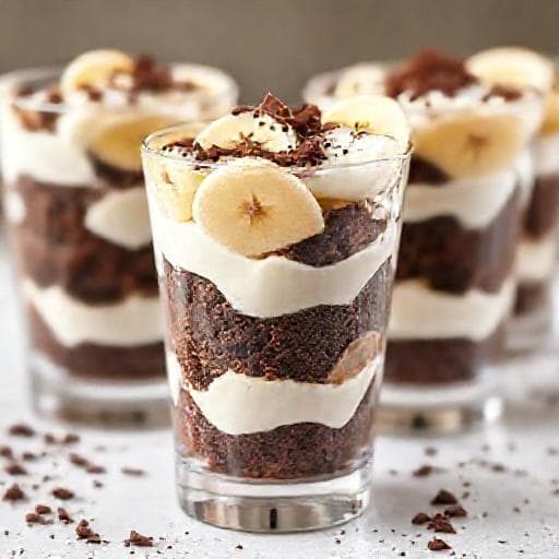 Schneller Maulwurfkuchen im Glas