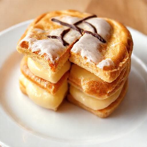 Klassische Cremeschnitte