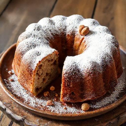 Klassischer Nusskuchen