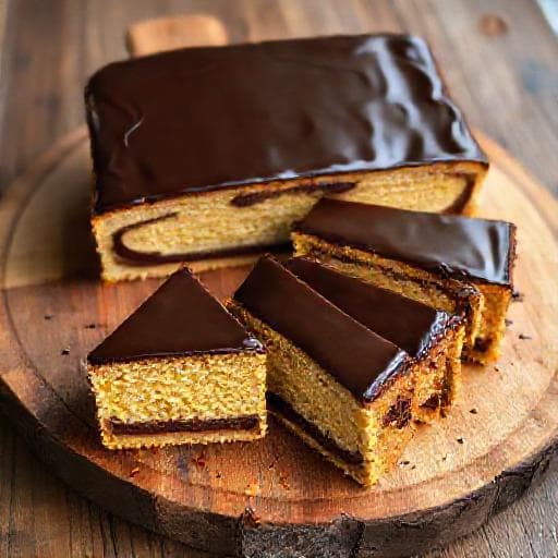 Schnelle Prinzregententorte (Blechkuchen-Variante)