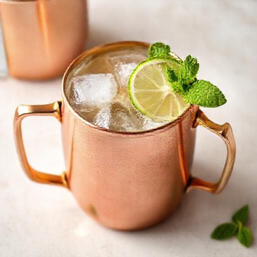 Schneller Moscow Mule (ohne Alkohol)