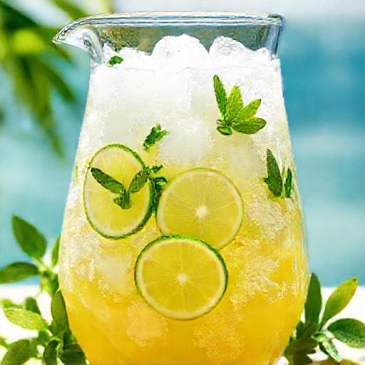 Schnelle Caipirinha-Bowle