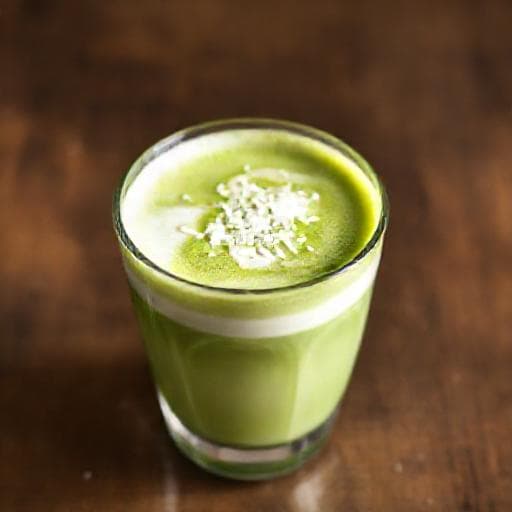 Kokos-Matcha Latte