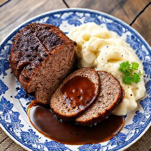 Bayrischer Hackbraten mit Kümmel