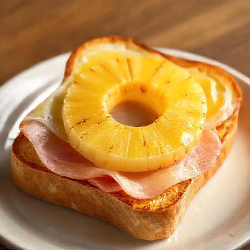 Schnelles Toast Hawaii