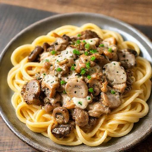 Schnelles Boeuf Stroganoff