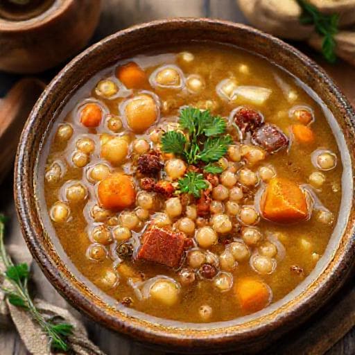 Klassische Graupensuppe