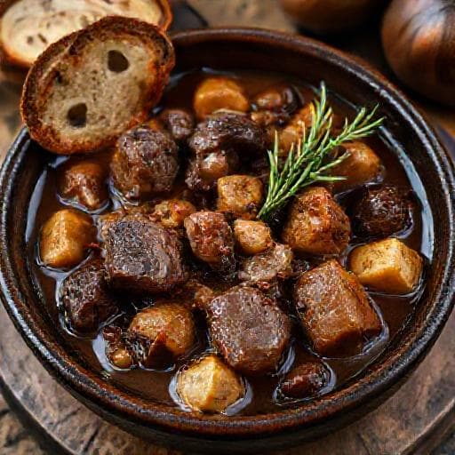 Pfefferpotthast mit Wild (Regionale Variante)