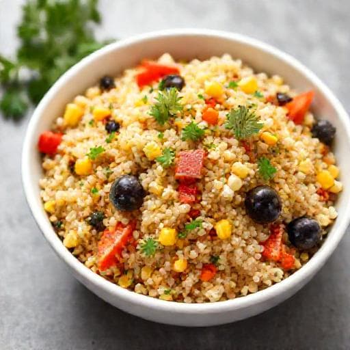 Schneller Couscous-Salat mit Gemüse