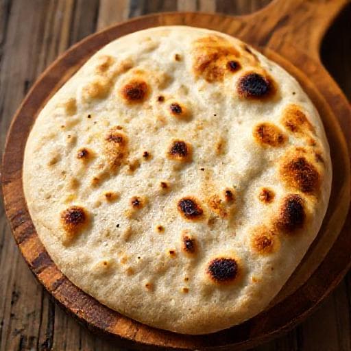 Klassisches Naanbrot