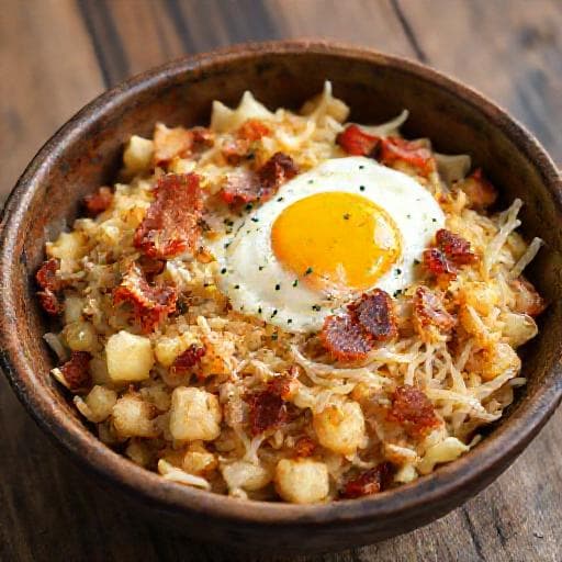Hoppelpoppel mit Sauerkraut und Speck