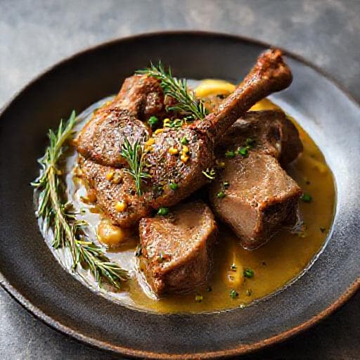 Osso Buco mit Zitronen-Rosmarin-Note