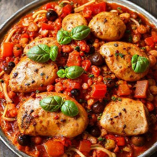 Pollo alla Cacciatora "Schnell & Einfach"