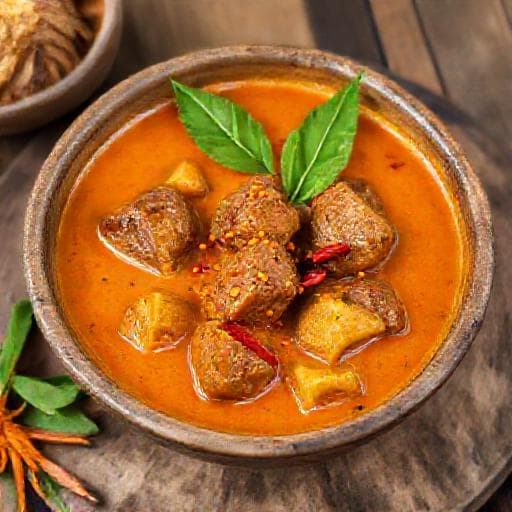 Gulai Lemak Cili Api Daging Salai (Smoked Beef Curry)