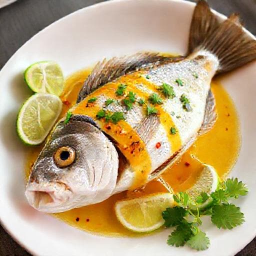 Quick Ikan Siakap Stim Limau