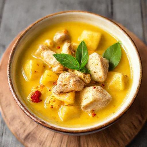 Ikan Tenggiri Masak Lemak Nenas (Pineapple Mackerel Curry)