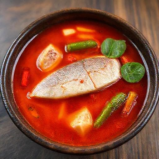 Singgang Ikan Tenggiri Asam Pedas Style