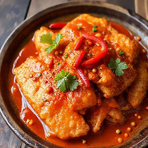 Ikan Goreng Berlada (Classic Spicy Fried Fish)