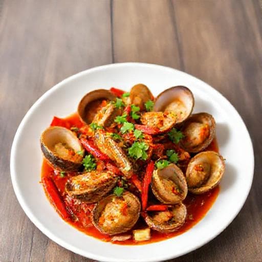 Sambal Kerang Kilat (Quick Clams in Chili Paste)