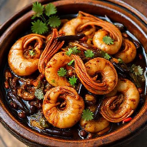 Udang Kam Heong with Fermented Black Beans