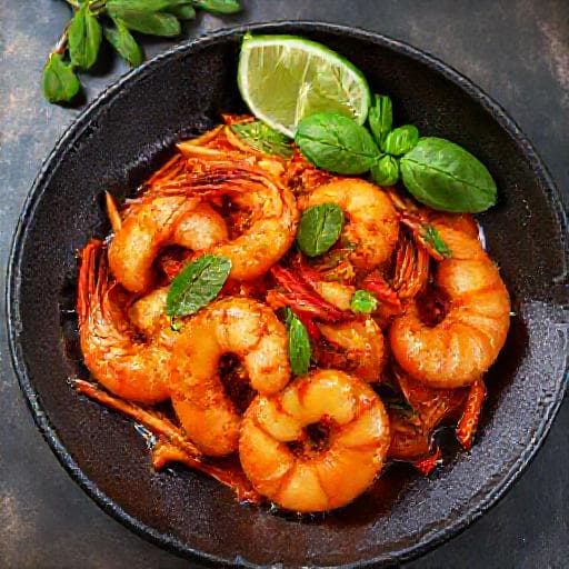 Spicy Tamarind Prawns (Udang Masak Cili with a Thai Twist)