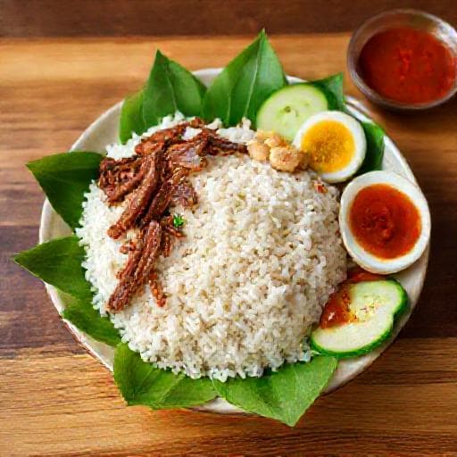 Classic Nasi Lemak Pandan