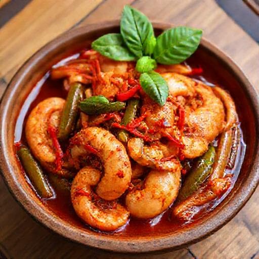 Udang Masak Asam Pedas (Spicy Tamarind Prawns)