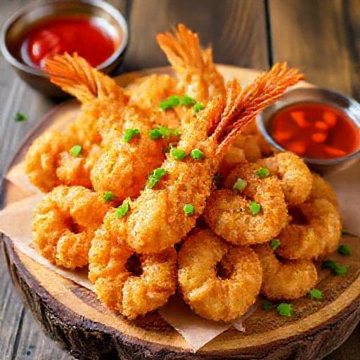 Quick & Easy Udang Goreng Tepung (Simple Fried Prawns)