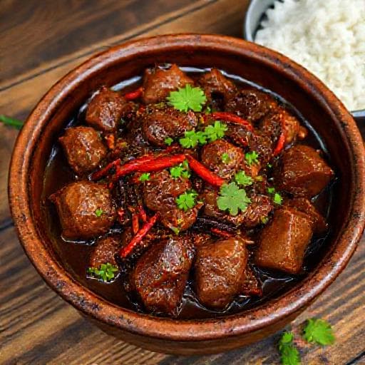 Daging Masak Kicap Pedas (Spicy Soy Sauce Beef)