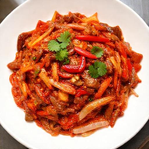 Daging Masak Merah Ekspres (Quick Beef Stir-fry)