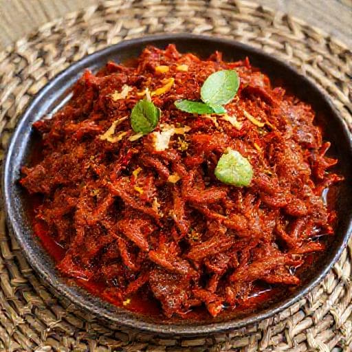 Daging Masak Merah Pedas Gila (Spicy Beef Rendang Twist)
