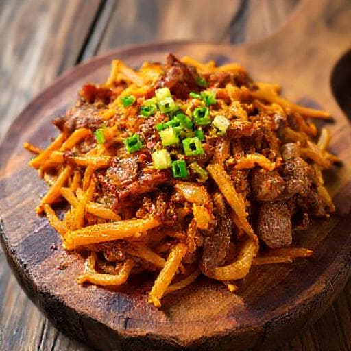 Daging Goreng Kunyit Ekspres