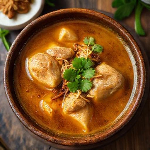 Sup Ayam Padang (Spiced Chicken Soup from Padang)