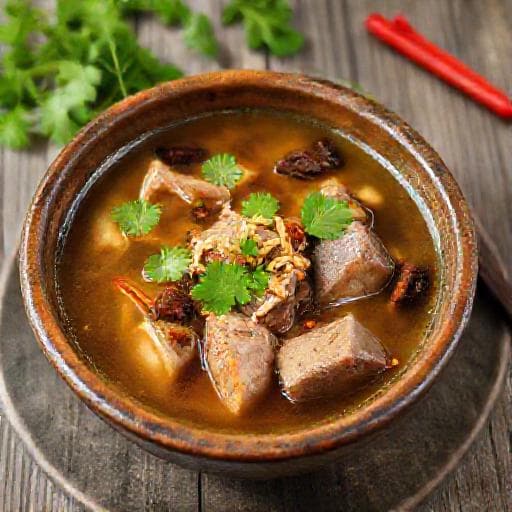 Classic Sup Perut (Traditional Beef Stomach Soup)
