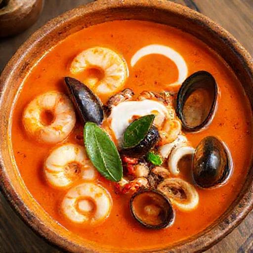 Spicy Coconut Tom Yam Seafood
