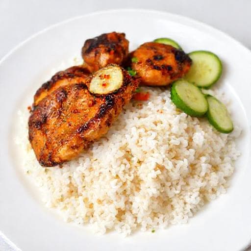 Nasi Ayam Panggang Kilat (Quick Grilled Chicken Rice)