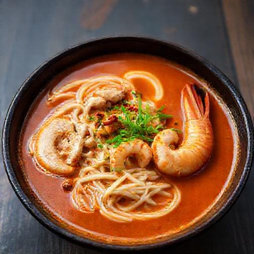 Laksa Sarawak with Prawn Paste