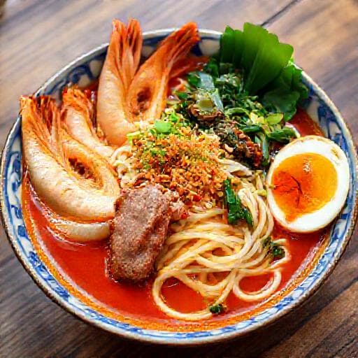 Penang Hokkien Mee (Prawn Noodle Soup)