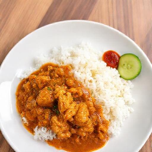 Quick Nasi Kandar-Inspired Plate