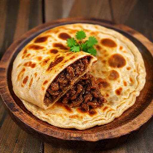 Murtabak Daging (Classic Beef Stuffed Roti)