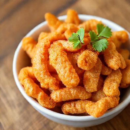 Keropok Lekor Goreng Crispy (Fried Fish Crackers)