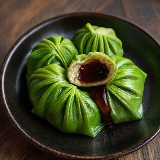 Kuih Koci Pandan Gula Melaka